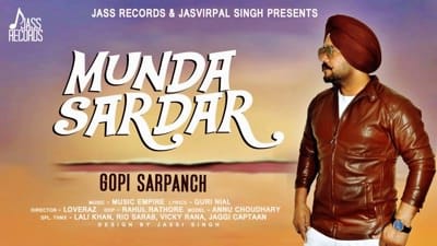 Munda Sardar Lyrics – Gopi Sarpanch