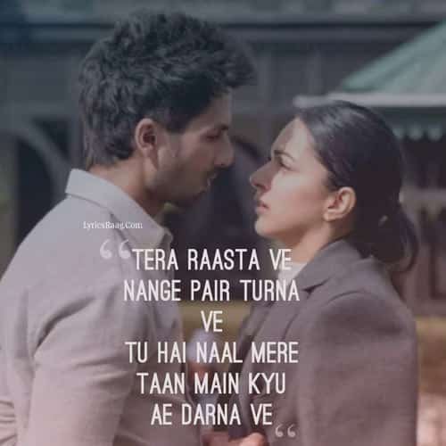 Mere Sohneya hindi lyrics Kabir Singh