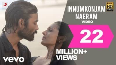 Maryan - Innum Konjam Naeram lyrics english A. R. Rahman Dhanush