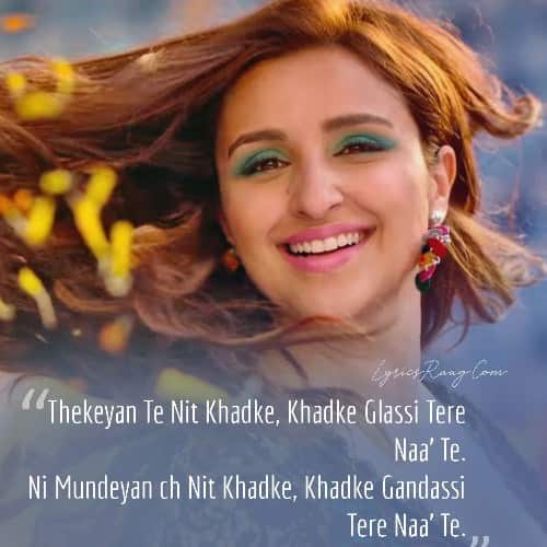 Bonus Image 1: 'Khadke Glassy Song' quotes, status.