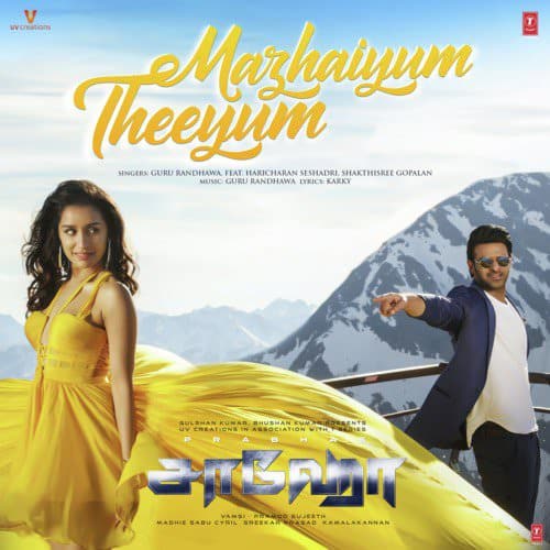 Mazhaiyum Theeyum song lyrics Saaho