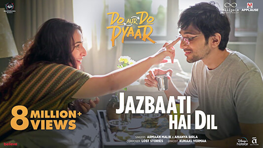 Jazbaati Hai Dil Lyrics (with English Meaning) — Do Aur Do Pyaar | Armaan Malik | Ananya Birla