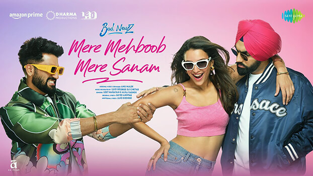 Bad Newz: Mere Mehboob Mere Sanam Lyrics {English Meaning} | Udit Narayan | Alka Yagnik