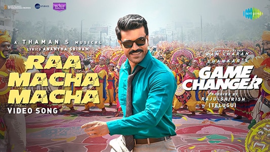 Raa Macha Macha Lyrics English Meaning: Game Changer | Nakash Aziz
