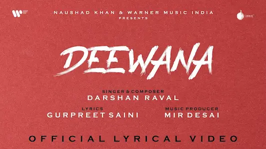 Deewana Lyrics [from “I Loved You – EP”] Translation | Darshan Raval