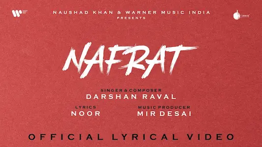 Nafrat Lyrics Translation | Darshan Raval | Mir Desai