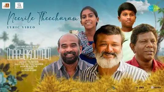 Neerile Theecharam Lyrics English Meaning | Maayakoothu | Anjana Rajagopalan | Saindhavi