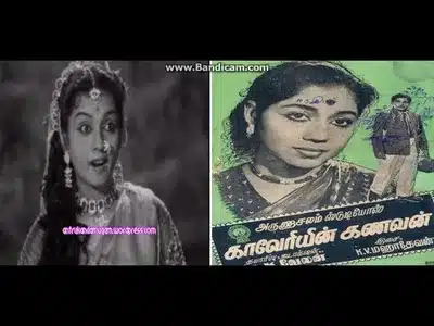 Vanna Tamizh Sornakili Lyrics English Meaning | Kaveriyin Kanavan | M. L. Vasanthakumari
