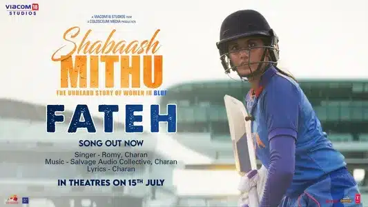 Fateh Lyrics English Translation – Shabaash Mithu | Charan | Romy