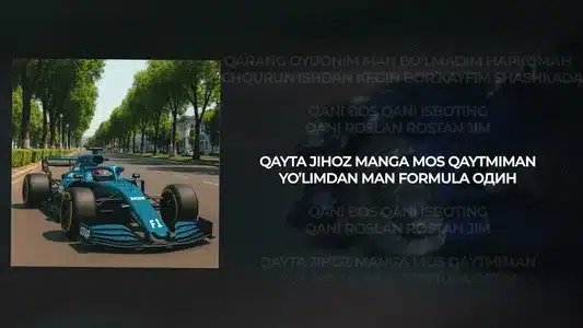 Formula 1 Lyrics English (with Translation) | Shokir