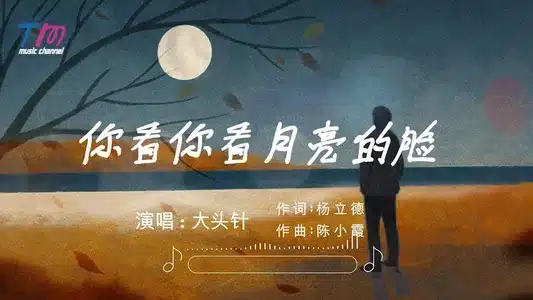 你看你看月亮的脸 Lyrics [English Translation] — 大头针