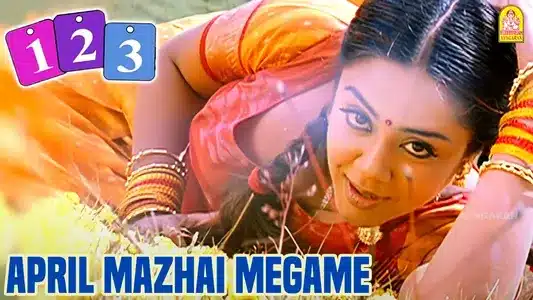 April Mazhai Megame Lyrics Translation: 123 | Anuradha Sriram | Deva