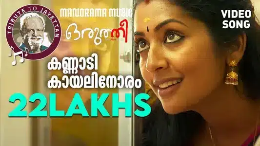 Kannadi Kayalinoram Lyrics English Translation | Oruthee | P. Jayachandran