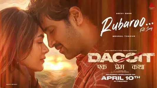 Rubaroo Lyrics English Translation - Dacoit: A Love Story | Chinmayi | Faheem Abdullah