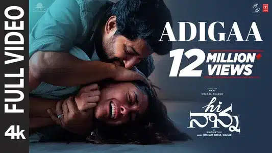 Adigaa Lyrics English Meaning | Hi Nanna | Ayshath Safa | Karthik