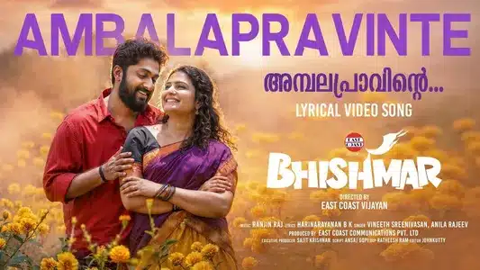 Ambalapravinte Lyrics English Translation – Bhishmar | Anila Rajeev | Vineeth Sreenivasan