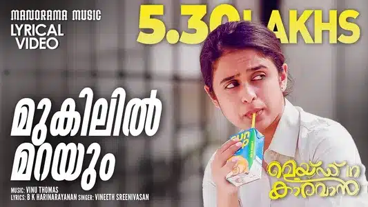 Mukilil Marayum Lyrics English Meaning | Made In Caravan | Vineeth Sreenivasan