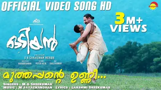 Muthappante Unni Lyrics English Meaning | Odiyan | M. G. Sreekumar