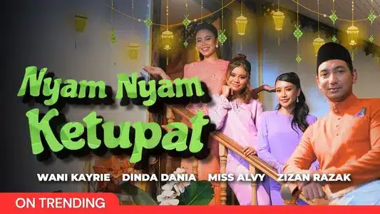 Nyam Nyam Ketupat Lyrics English (with Translation) – Wani Kayrie | Zizan Razak
