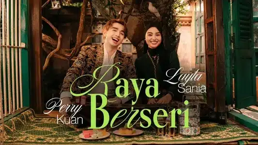 Raya Berseri Lyrics [English Translation] | Dj Perry K | Layla Sania