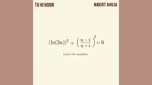 Tu Hi Hoon Lyrics English (with Translation): Navjot Ahuja